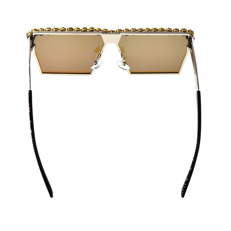 

Fashion design Square Sunglasses Women Luxury Rhinestone Sun Glasses hot selling Female VIintage Eyeglasses Oculos uv400