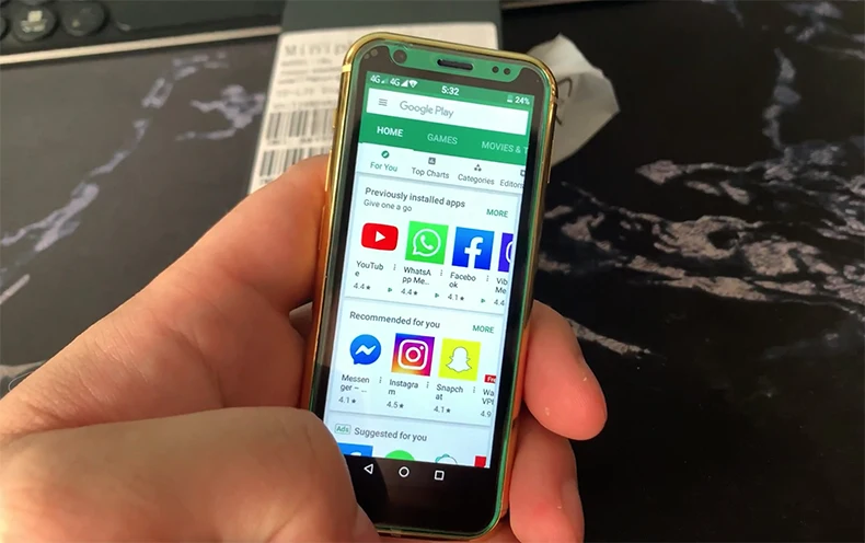 Anica K-TOUCH I9s 3g+ 32G маленький мини двойной 4G Ультра тонкий 3,5 экран Face ID dual SIM двойной режим ожидания Android 6,0