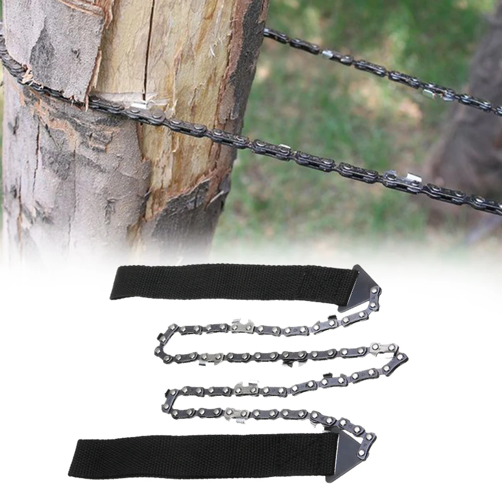 Chain Saw Pocket Tool String Hand Gear Emergency 24 Inch Portable Hacksaw Mountaineering Outdoor Survival Handle Camping