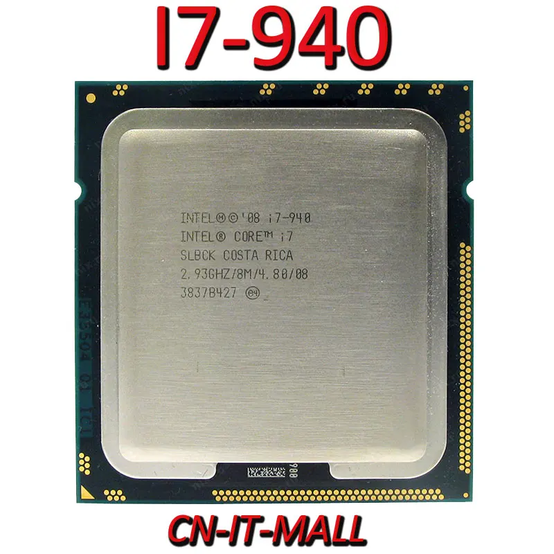 Процессор Intel Core I7-940 2 93G 8M 4 8 Thread LGA1366 | Компьютеры и офис