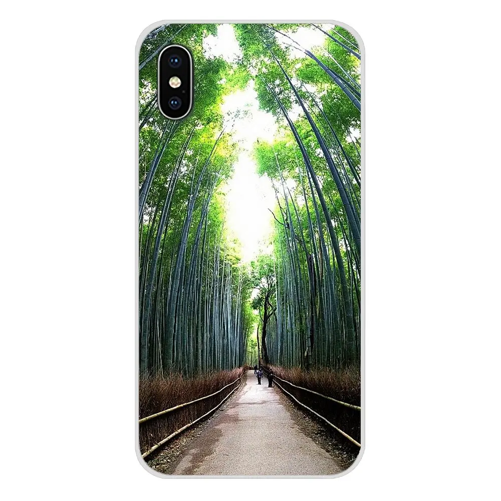 Силиконовый чехол для Huawei G7 G8 P7 P8 P9 P10 P20 P30 Lite Mini Pro P Smart Plus 2017 2018 2019 зеленый лес