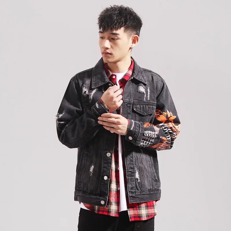 2020 джинсовая куртка весна и осень новая Студенческая корейская мода Красивая