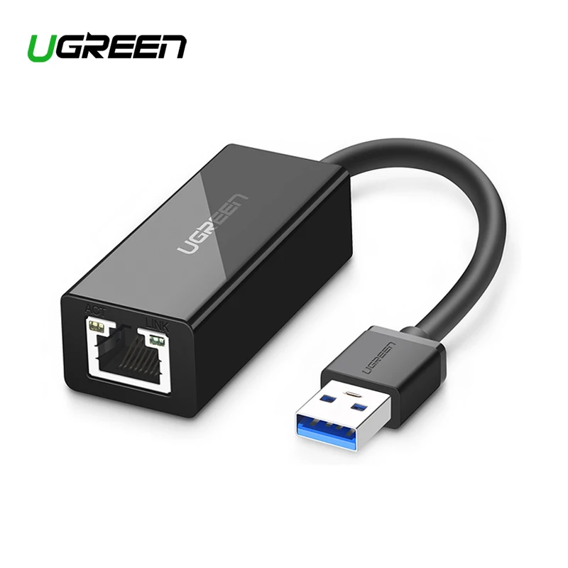 Ugreen USB Ethernet адаптер USB 3,0 2,0 Сетевая карта для RJ45 Lan для Windows 10 Xiaomi Mi коробка 3 kingd коммутатор Ethernet USB