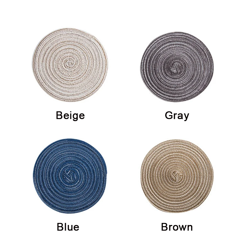 Нескользящие кухонные аксессуары Подстаканник Настольный коврик рами