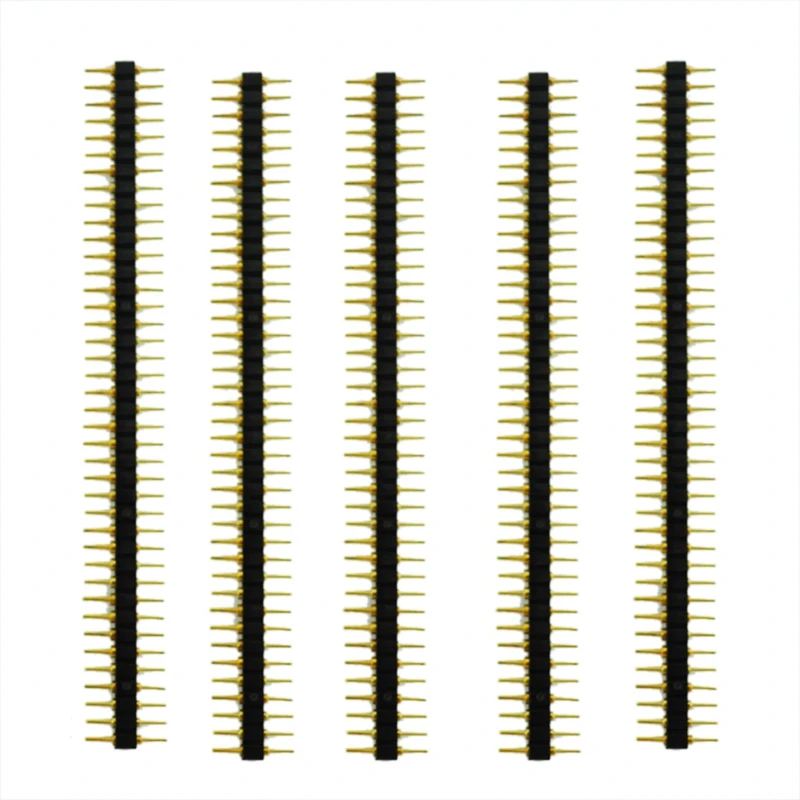 

2.45mm Pitch 40 Position Single Row Round Male Pin Header 5 Pcs