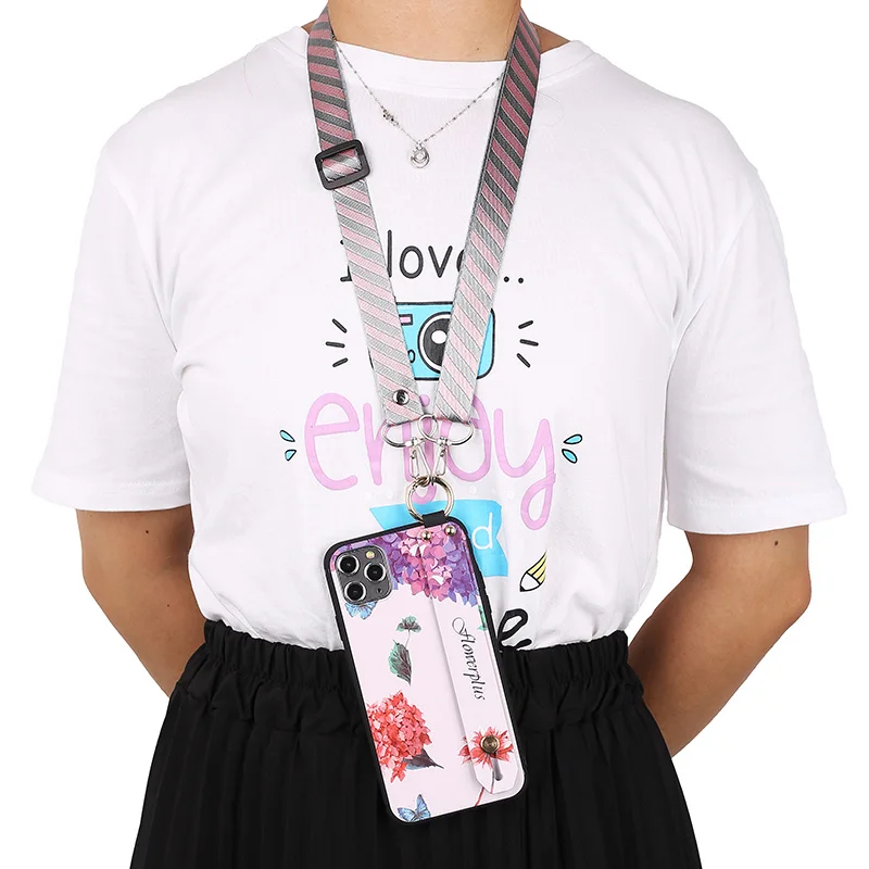 Чехол для Redmi Note 9 Pro роскошный чехол с ремешком через плечо Xiaomi Mi 9T Lite 8 A1 A2 9S 7 5 5A 4X