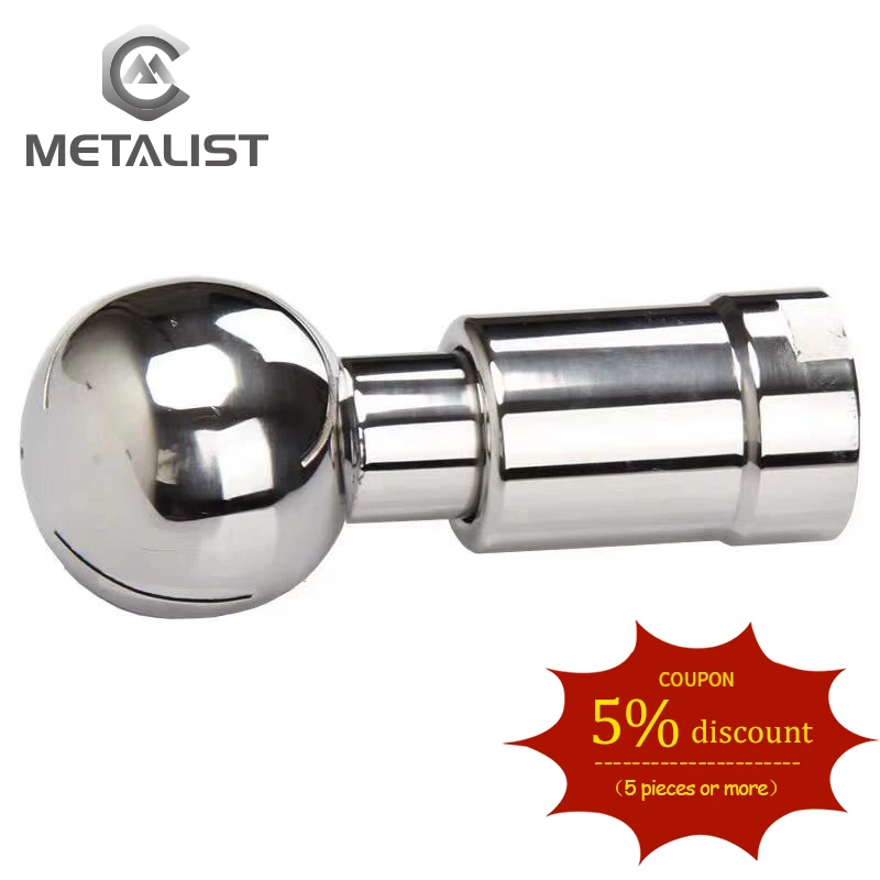 Металистический 1 'ɽN25 с внутренней резьбой SS304 санитарный вращающийся