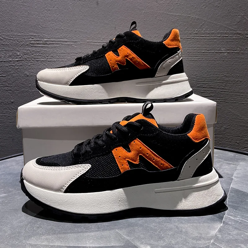 

Женские сетчатые дышащие кроссовки, повседневная прогулочная обувь на танкетке, с вулканизированной подошвой, для осени, 2021