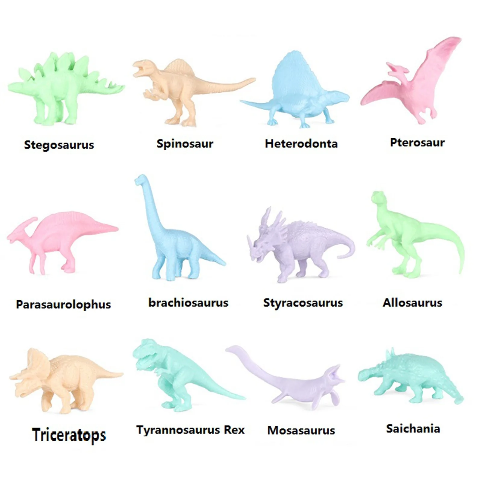 Мини-модель динозавра 12 шт./лот детские развивающие игрушки маленькие фигурки
