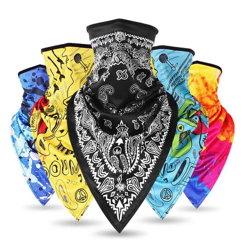 Men Sport Triangle Scarf Cycling Bandana Hiking Camping Hunting Running Army Bicycle Military Tactical Airsoft Neck Cover Gaiter