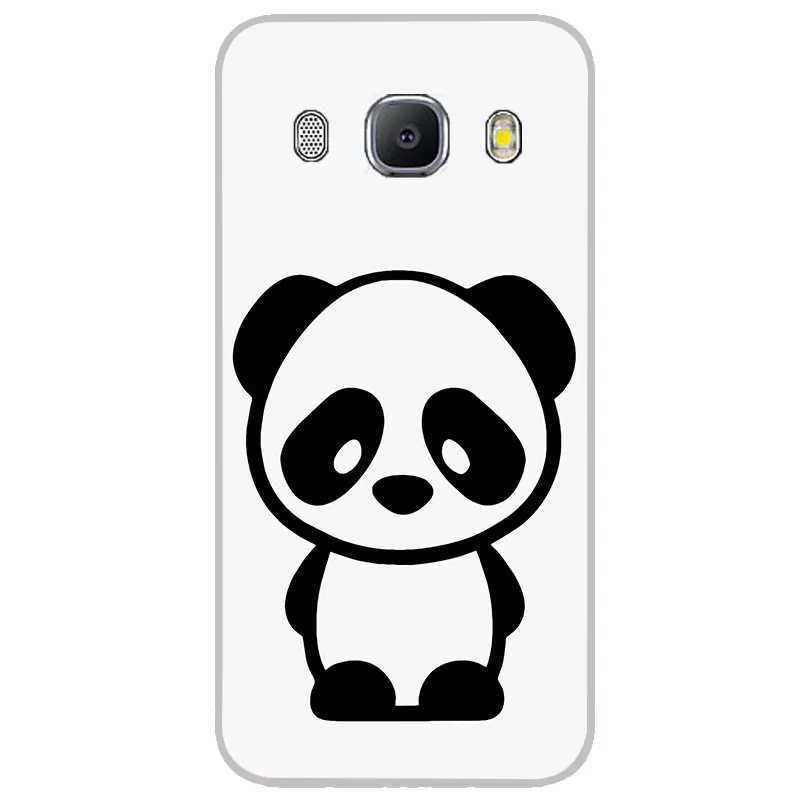 the cute panda Matte Silicone Cases For Samsung galaxy J2 J4 Core J6 Plus J7 Prime Duo Max TPU Phone Case Silicon back Cover |