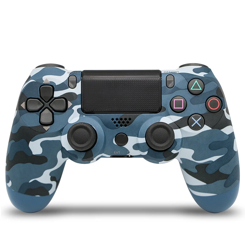 blue camouflage Bluetooth беспроводной джойстик для sony PS4 геймпады контроллер подходит консоль для Playstation 4 геймпад Dualshock 4 геймпад для PS3 - Цвет: blue camouflage