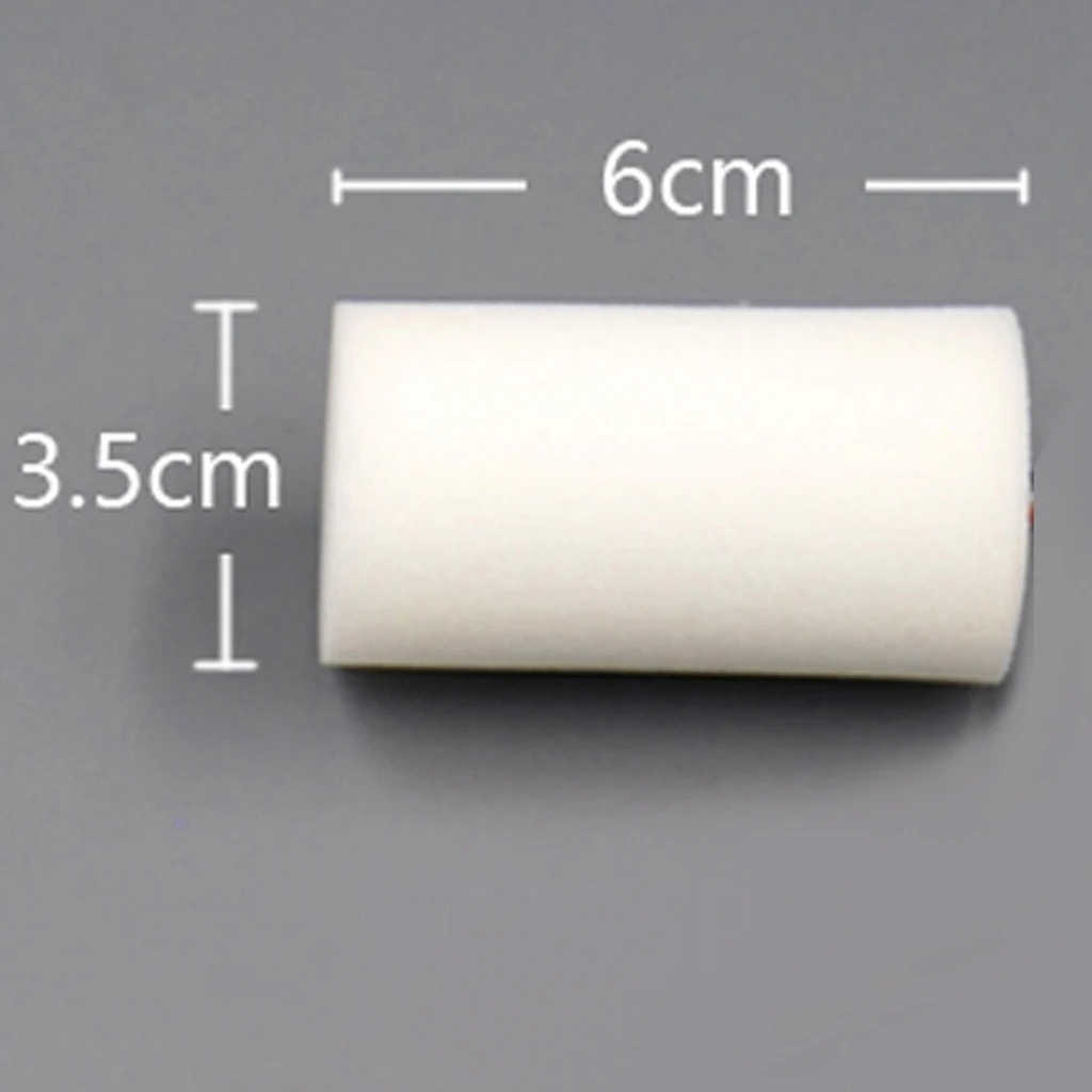 

10-pack 6cm Mini Painting Roller Foam Covers Refills Painting Supplies