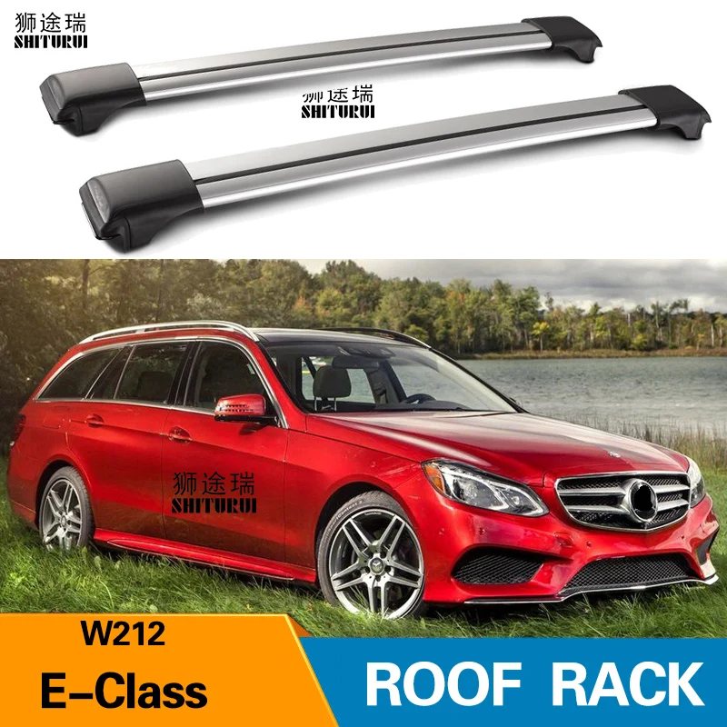 2 шт. бруски на крышу для Mercedes Benz E Class S212 5 двери Estate 2009 2016 боковые из алюминиевого