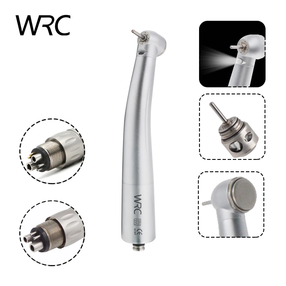 

Dental X600L Ceramic Bearing High Speed Handpiece Air Turbine Standard Head With Optic Fiber Dentist Tools