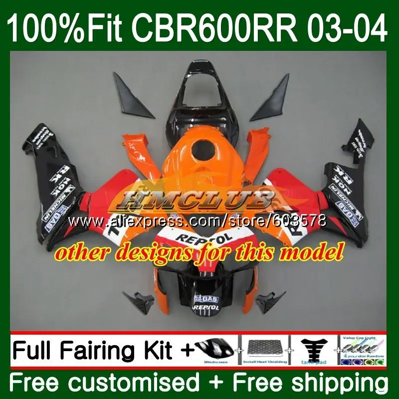 Литые изделия для Honda CBR 600RR 600F5 CBR600 RR 2003 2004 синий 72CL. 88 CBR600RR CBR600F5 600 F5 03 04 OEM