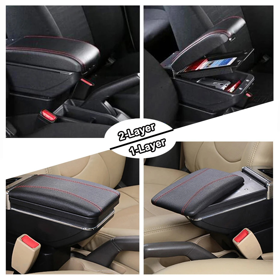 Xukey центральный подлокотник для Renault Duster I 2010- консоль центр украшения черный ящик для хранения автомобиля Стайлинг коробка Dacia