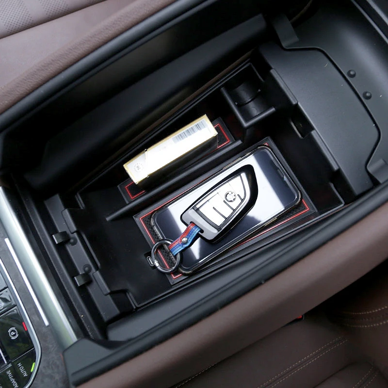 Для BMW X5 G05 2019 2020 внутренняя консоль центральный передний подлокотник коробка для