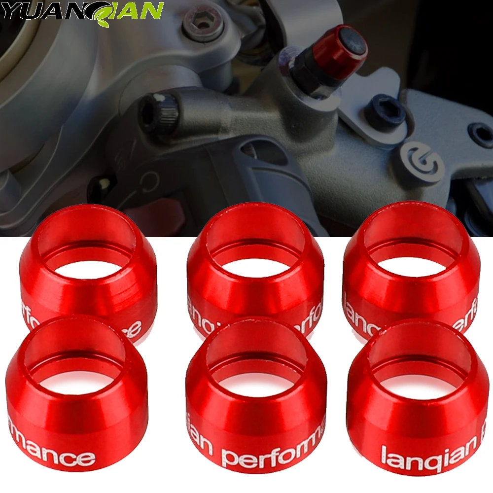 

Motorcycle CNC Racing Street Billet Bleed Valve Cover Kit For Caliper & Master Cylinder for Aprilia Ducati Husqvarna Kawasaki