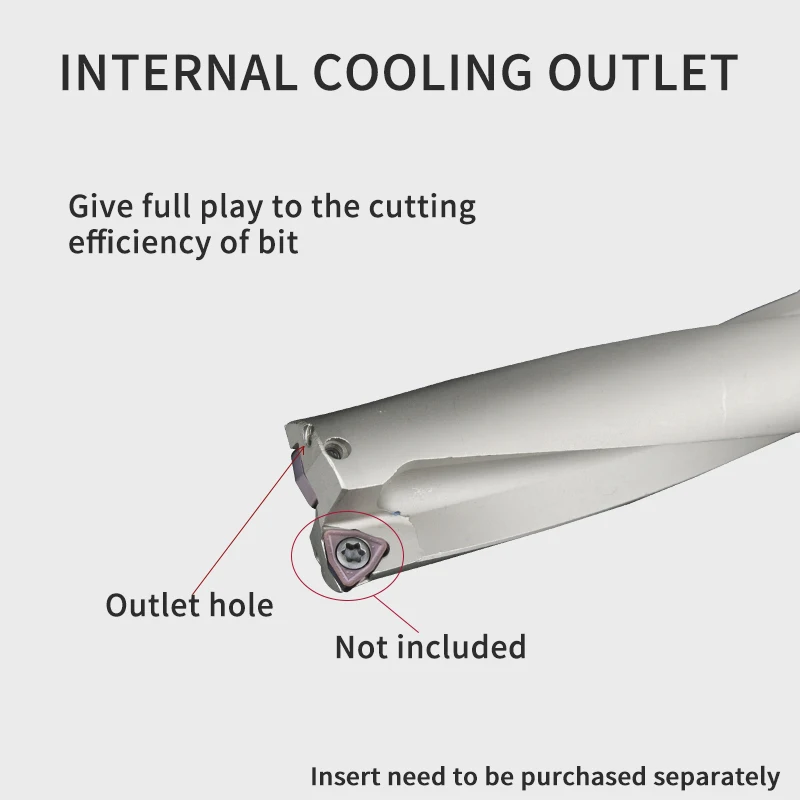 Сверло с индексируемым углом сверло 5D C20 C25 C32-5D30-154WC05 WC03 WC04 WC06 CNC 16 мм-40 мм 1 шт.