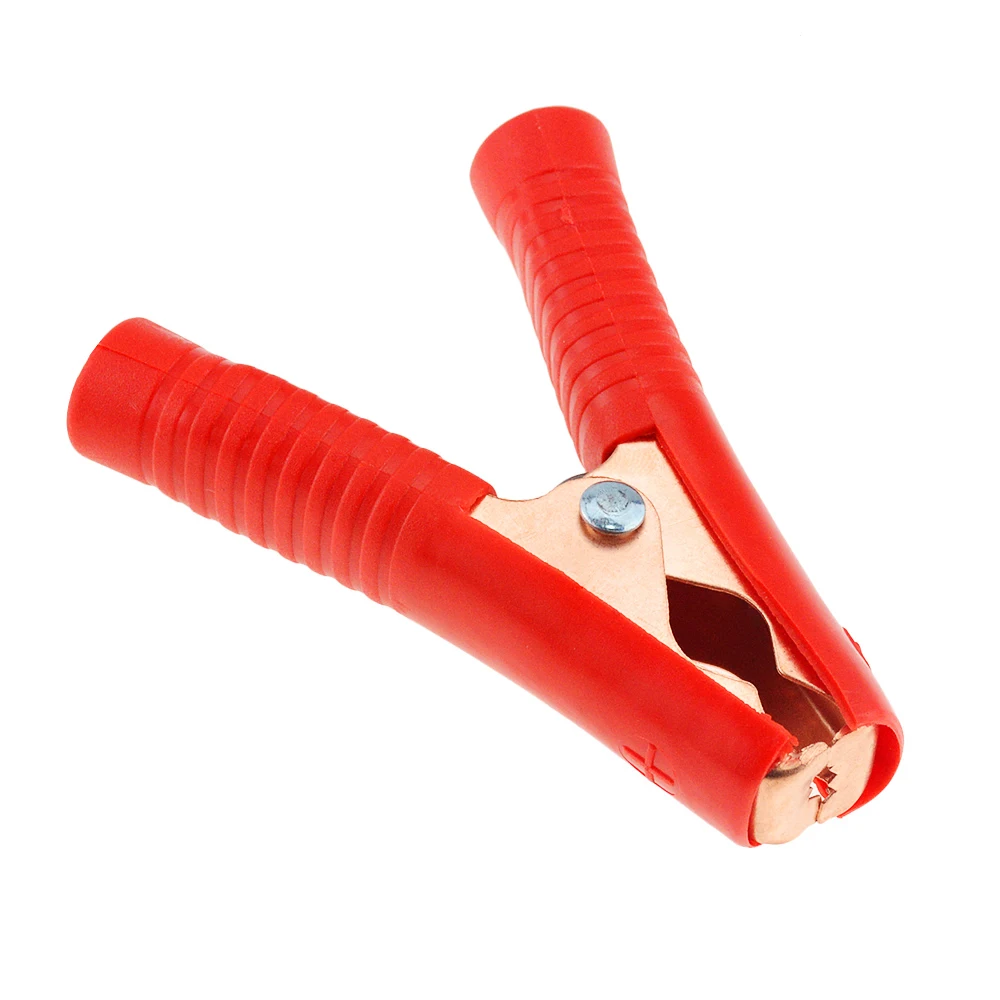 2 шт. зажим автомобиля с формой крокодила зажимы для аккумулятора под 100А красный