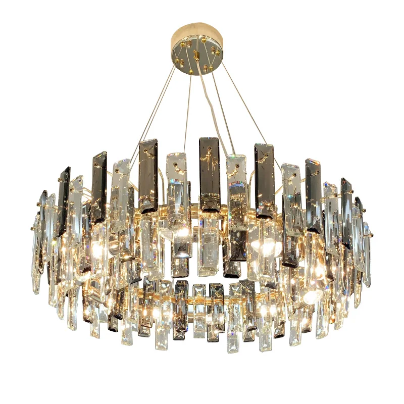 

Post Modern Luxury Chandeliers For Living Room Fashion Model Room Bedroom Crystal Hanging Lights Nordic Home Decoration Lighting