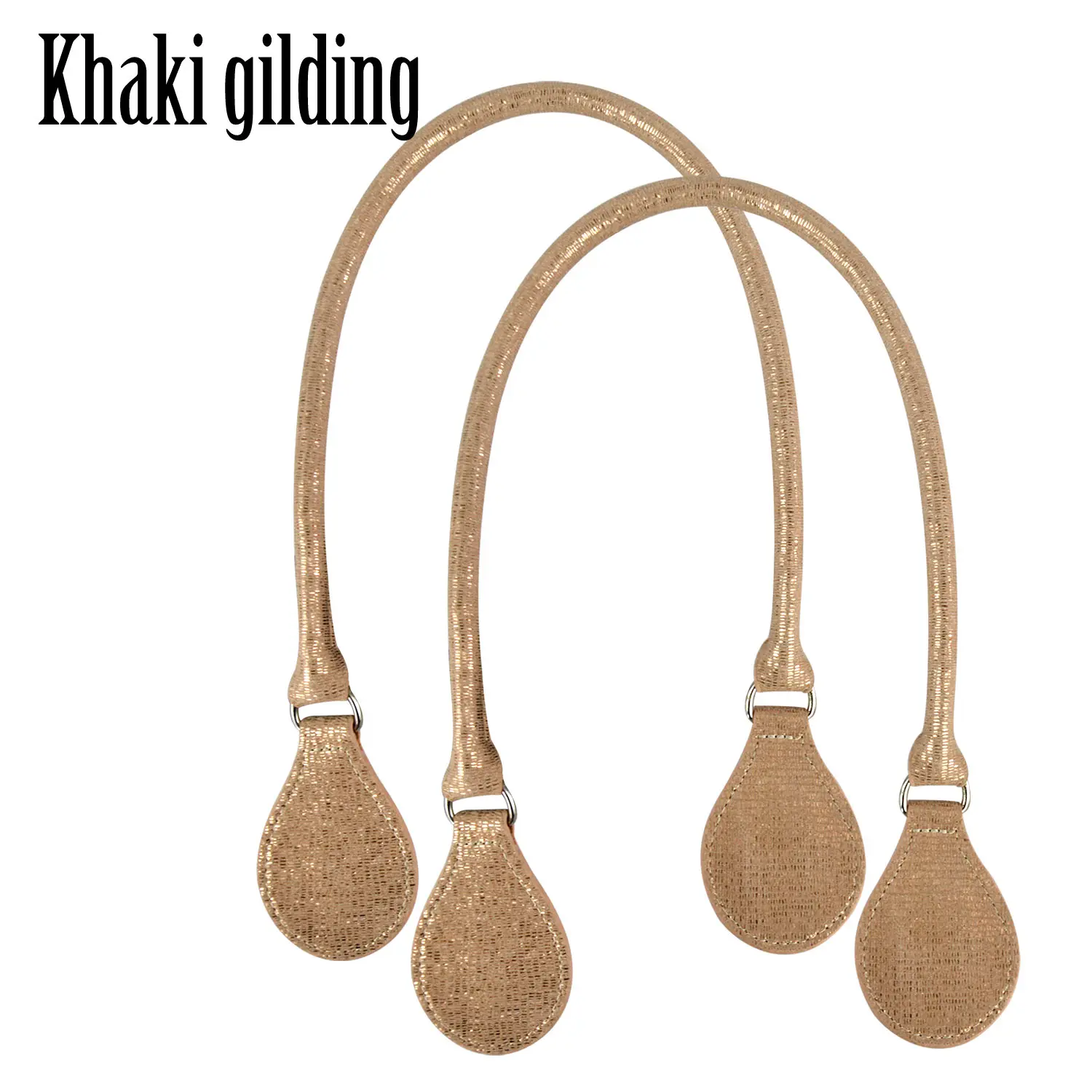 khaki gilding Huntfun кожаный лаконичный круглый ремень позолоченная ручка с d-образной пряжкой капли для города шик Obag корзина Классическая мини женская сумка O Bag - Цвет: khaki gilding
