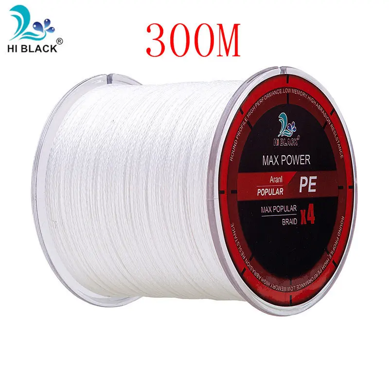 White 300m Новинка m500m1000m 4 нити Япония многофиламентная PE плетеная леска 8 фунтов до 80 фунтов жесткая и прочная леска - Цвет: White 300m