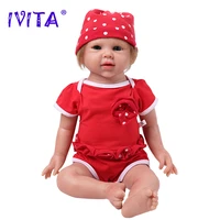 ivita wg1520 48cm 3500g full silicone reborn baby realistic blue eyes opened baby doll lifelike kids toys for children xmas gift