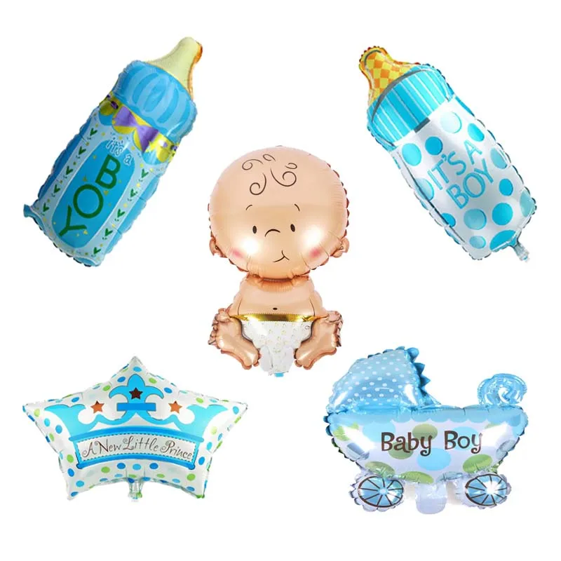 5 шт./лот мини-Воздушные шары из фольги для мальчиков и девочек праздничные