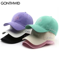 gonthwid adjustable baseball caps embroidery flowers love baseball hat streetwear hip hop fashion summer snapback sun visor hats