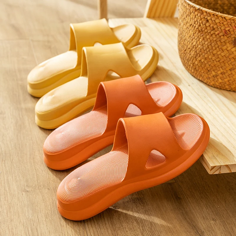 EVA тапочки женские летние шлепанцы для ванной Домашние Нескользящие без задника