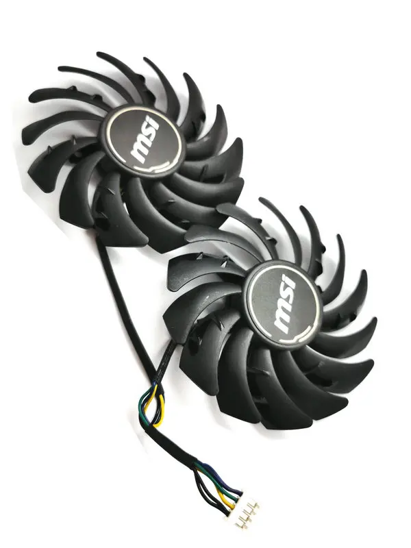 Вентилятор охлаждения PLD09210S12HH GTX 1050 Ti для видеокарты MSI GeForce 1050Ti GAMING 4G GTX1050 hzdo 1