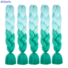 Женские косички для плетения крючком, 24 дюйма, 100 г