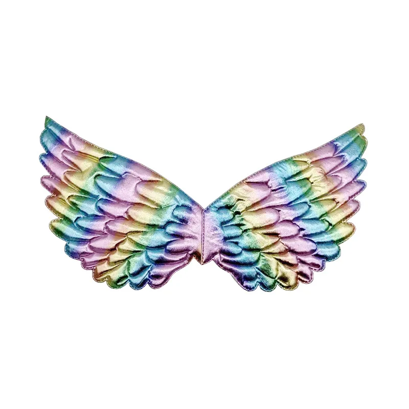 light wing Детская праздничная одежда с цветочным рисунком для костюмированной вечеринки; Радужное платье-пачка с единорогом; Детский новогодний костюм для девочек; праздничная одежда - Цвет: light wing