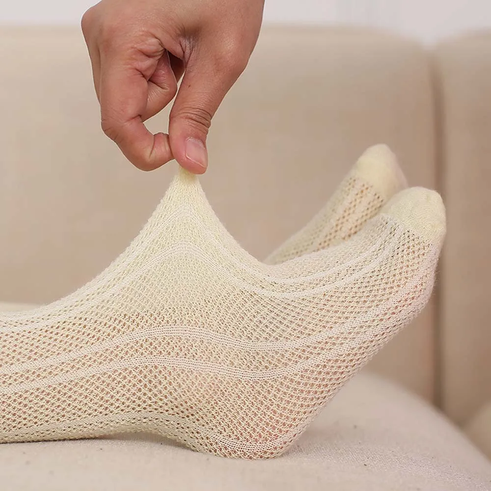 Детские противомоскитные носки Длинные летние дышащие тонкие хлопковые без