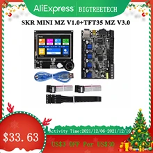 BIGTREETECH BTT SKR Mini MZ V1.0 32 Bit Board TFT35 MZ V3.0 Touch Screen LCD 3D Printer Parts For Anycubic Mega Zero Upgrade Kit