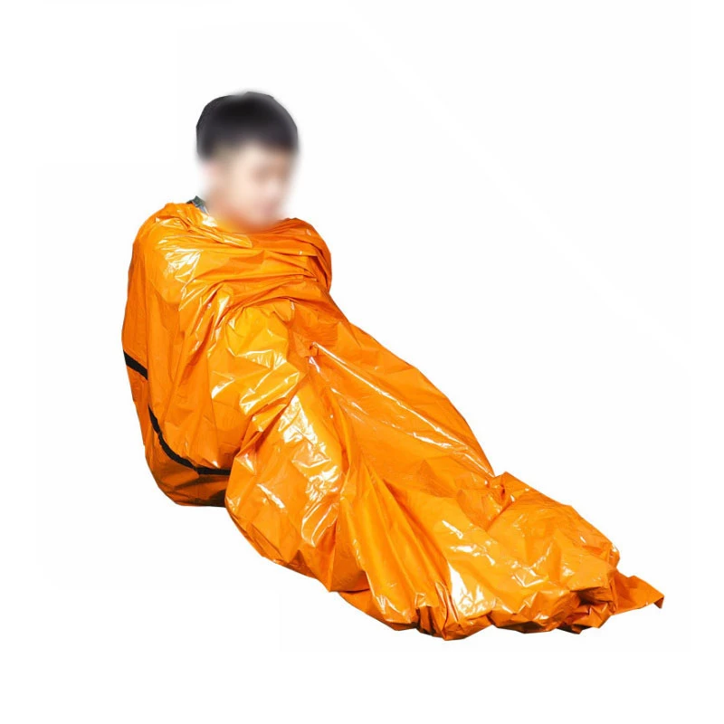 Спальные мешки для кемпинга на открытом воздухе аварийный термо сохраняет тепло