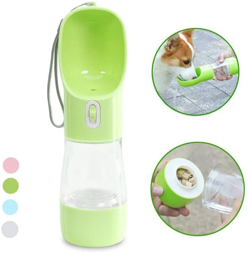 

Portable Pet Water Bottle For Small Medium Dogs Kitten Driking Bowl Puppy Food Storage Bottle Outdoor Travel Feeder Pet Supplies