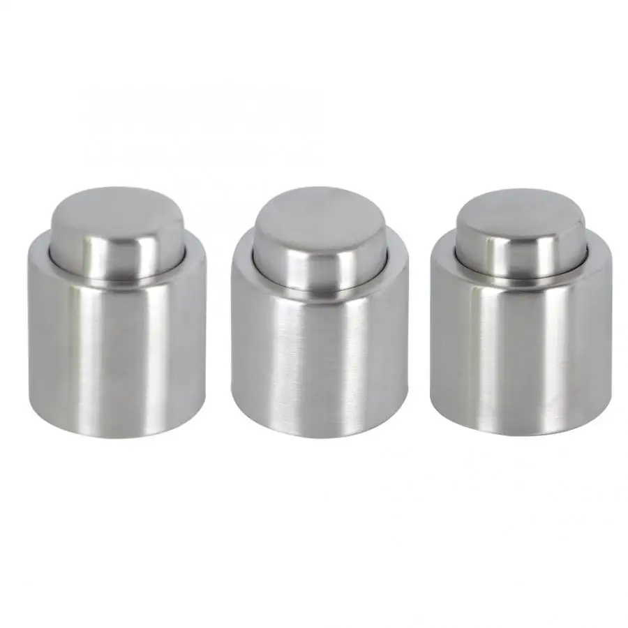 Из нержавеющей стали многоразовый вакуумная пробка для бутылки герметичный
