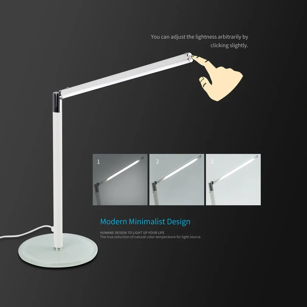 Регулируемая Гибкая энергосберегающая Настольная лампа с регулировкой яркости