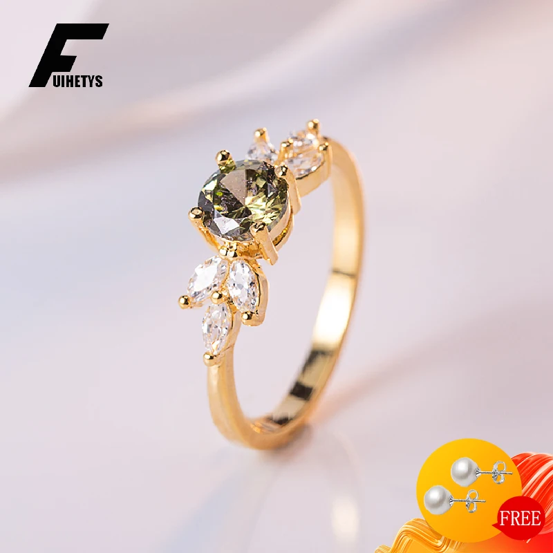 

Classic Women Ring 925 Silver Jewelry with Emerald Zircon Gemstones Finger Rings for Girl Wedding Engagement Party Accessories