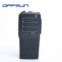 oppxun black housing shell front case with volume channel knobs for motorola walkie talkie xir p3688 dp1400 dep450 two way radio