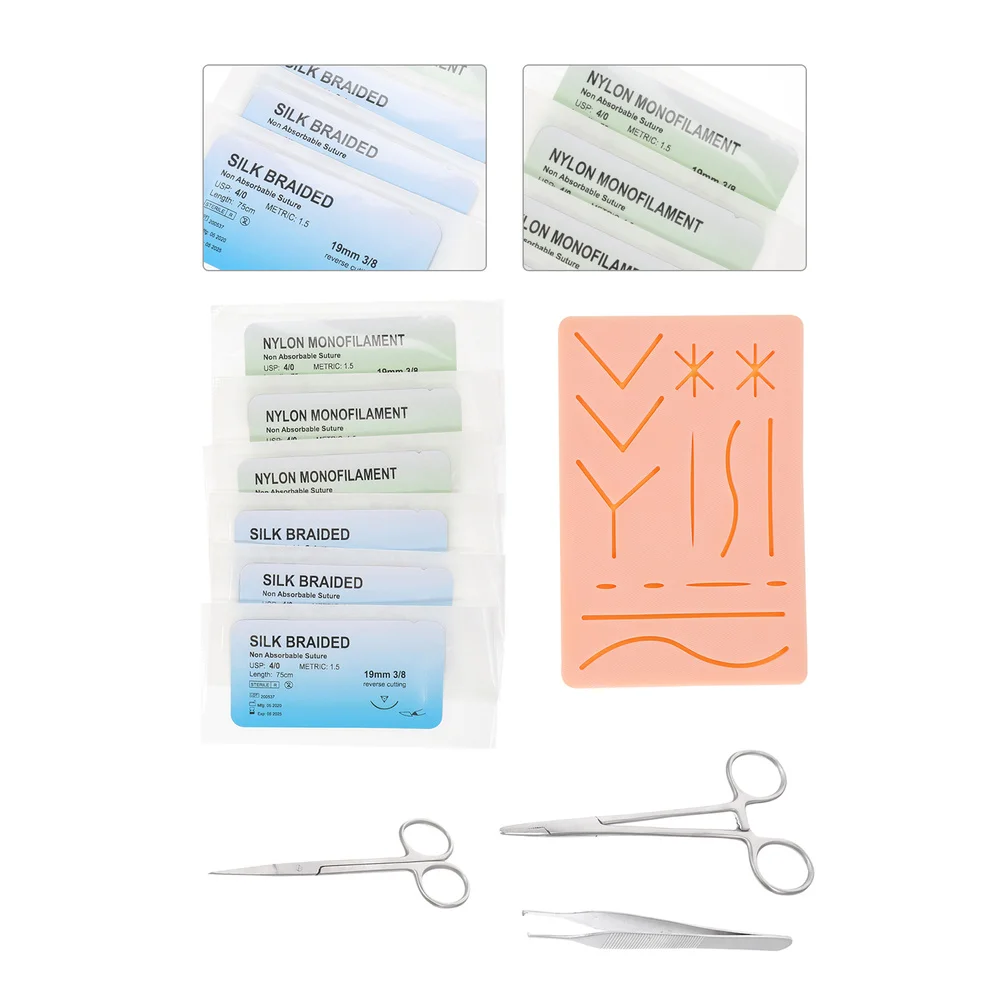 

1 Set Practical Suture Practice Tools Suture Training Tool Suture Training Skin