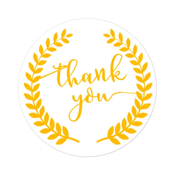 500 листов/рулон круглых этикеток ручной работы из крафт бумаги Упаковочная