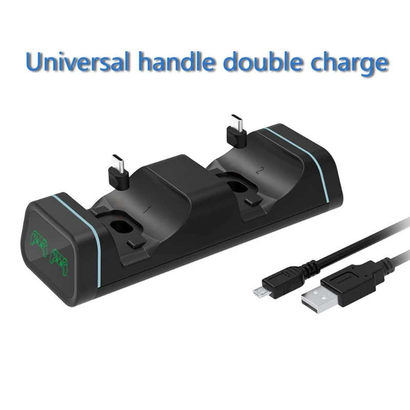 

TYX-0613 Double High Speed Controller Charger Dock for PS5Controller Gamepad Fast Charger Stand Charging Base