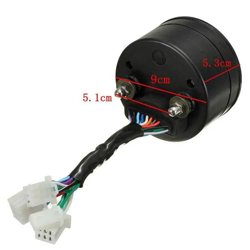 Универсальный ЖК-дисплей сигнальный прибор для мотоцикла спидометр тахометр