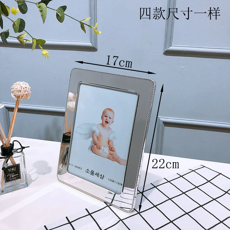 Хорошее качество Роскошная рамка для фотографий металлическая фоторамка с