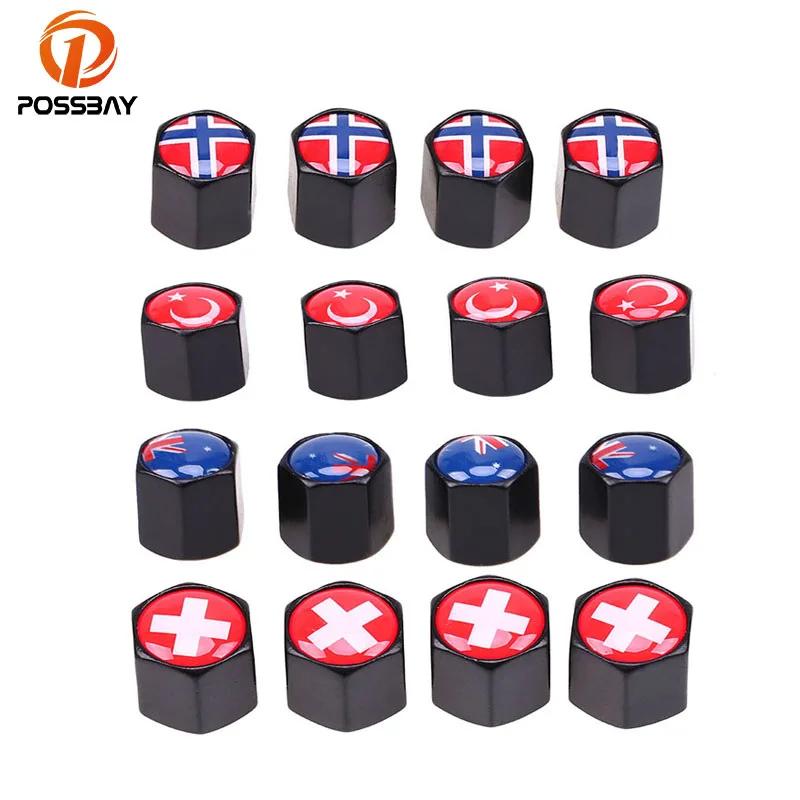 Posbay универсальная черная Автомобильная крышка клапана для колес s Турецкая