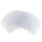 5 шт.лот пластиковый прозрачный резак для теста, резак для торта, лопатка для крема, скребок для торта, пастообразные резаки, скребок сделай сам, гладкий